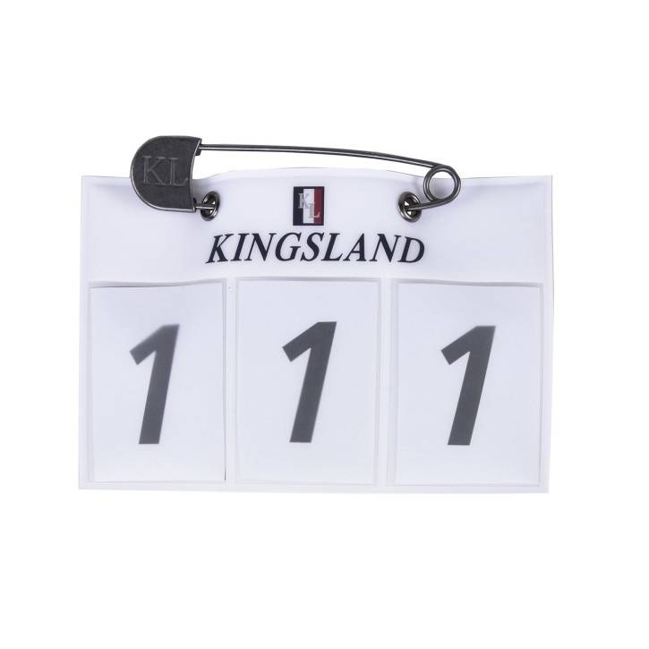 Kingsland Classic Startnummern weiß 2-er Pack