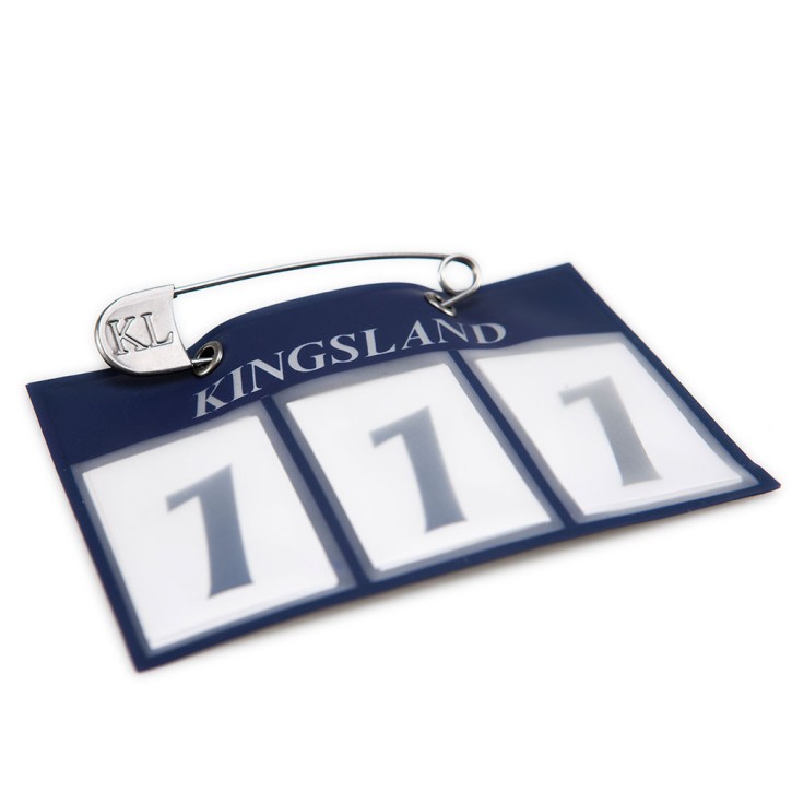 Kingsland Classic Startnummern navy 2-er pack