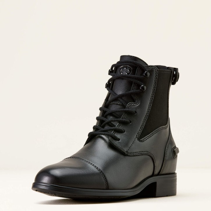 Ariat Stiefelette Kendall Schnürung und Backzip Paddock schwarz