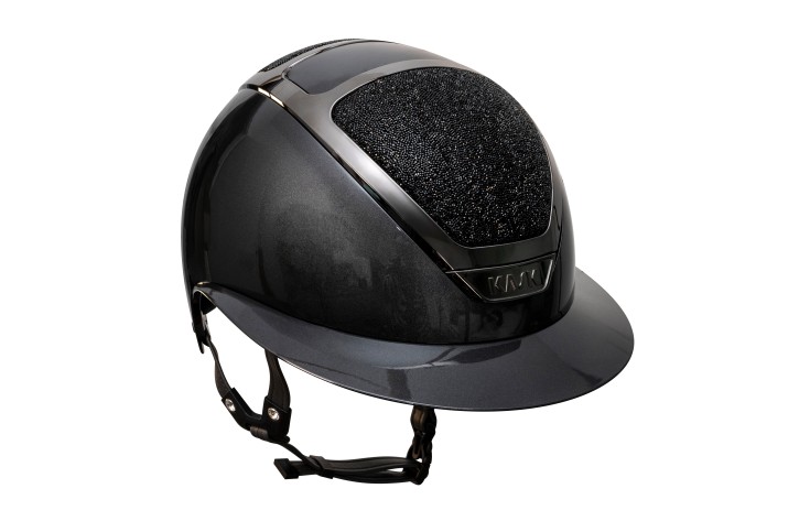 Kask Star Lady Pure Shine antharzit Swarovski midnight schwarz m. Inlay 59