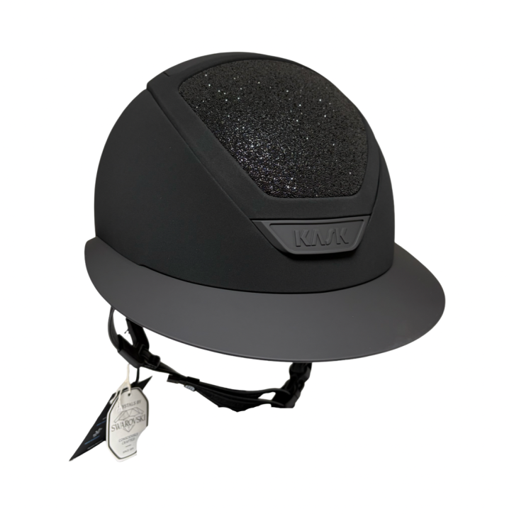 Kask Star Lady Hunter Schwarz Swarovski Carpet m. Inlay