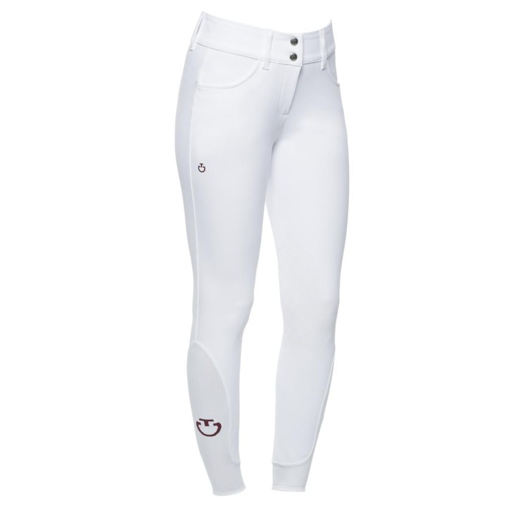 Cavalleria Toscana Damenreithose American Breeches Knie Grip weiß