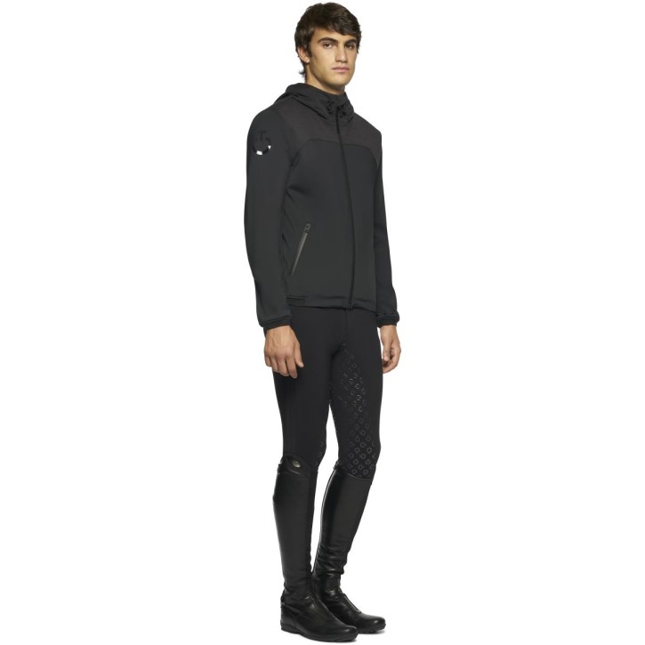 Cavalleria Toscana Herren Softshelljacke Schwarz/Grau