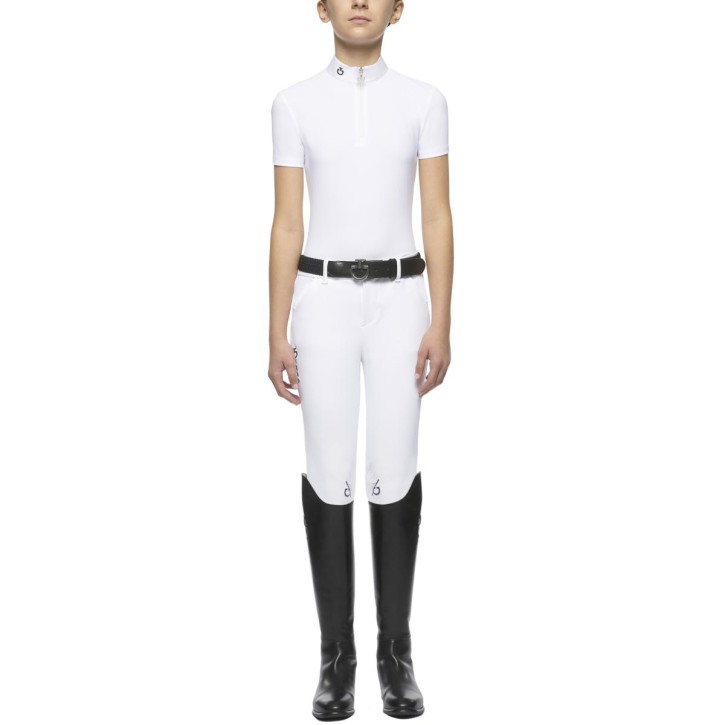 Cavalleria Toscana Mädchen Turnier-Poloshirt Blau 10 (J.)
