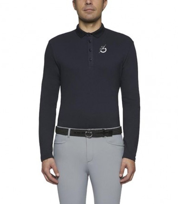 Cavalleria Toscana Herren Trainingspolo Navy M