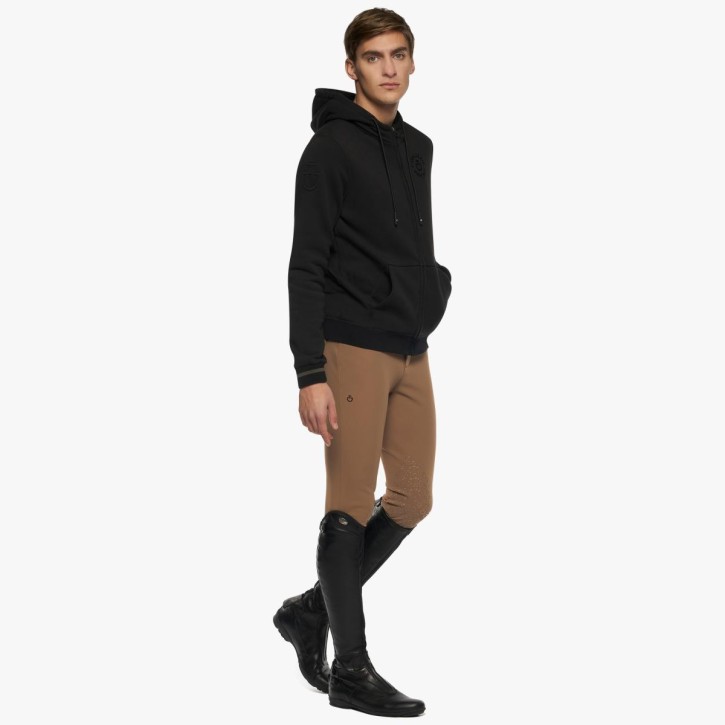 Cavalleria Toscana Herren Zip-Hoodie schwarz