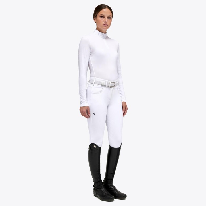Cavalleria Toscana Damen Turniershirt langarm weiß M
