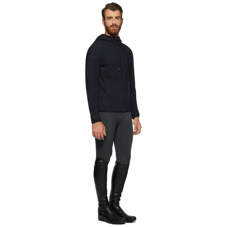 Cavalleria Toscana perforierte Herren Softshelljacke Navy