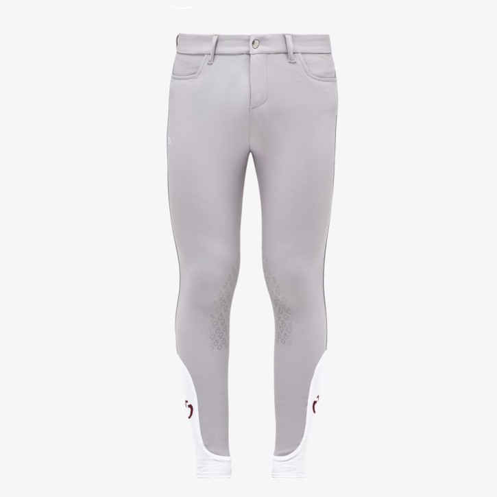 Cavalleria Toscana Junior Reithose Kniegrip light grey 12