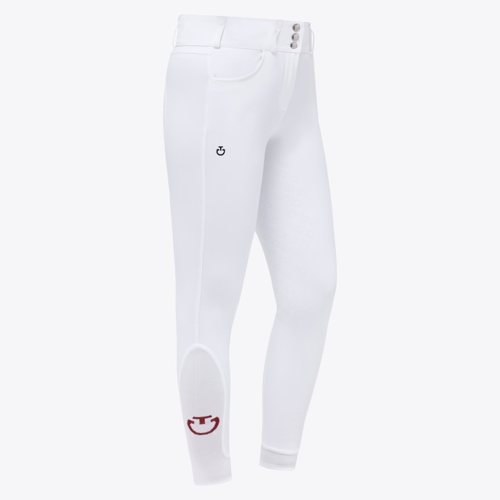 Cavalleria Toscana Vollgrip Highwaist Damenreithose Weiß