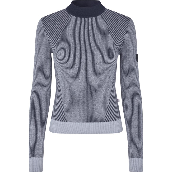 Kingsland KLMarion Damen Ripp-Pullover Hellgrau