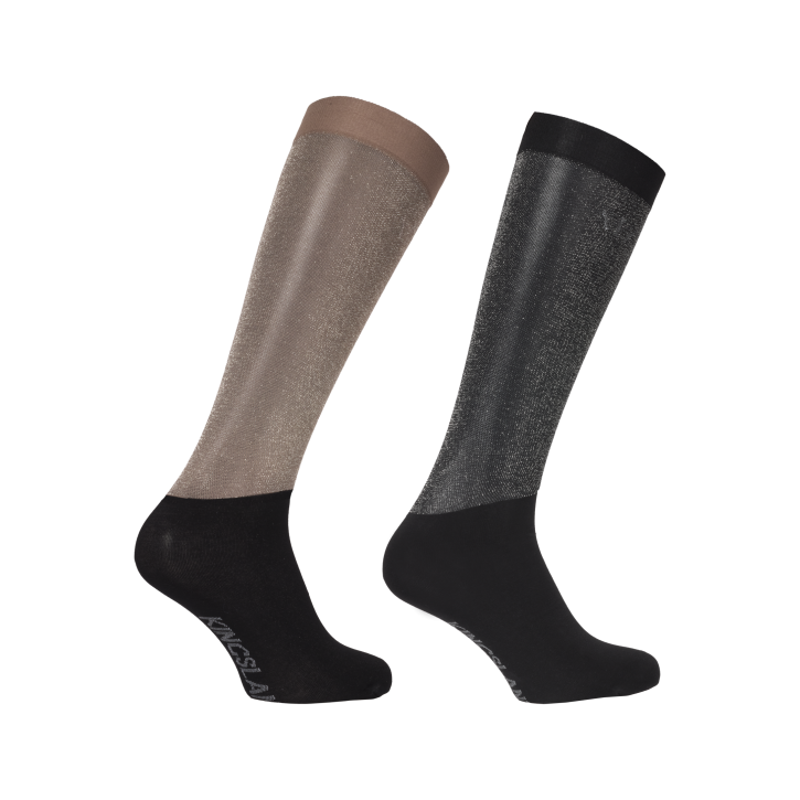 Kingsland KLLea Glitzer Reitsocken 2er-Pack One Size