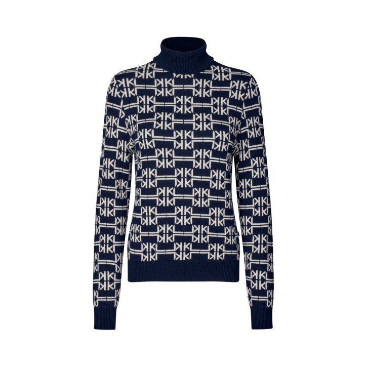 Kingsland Damen Strick-Rollkragenpullover KLAnnabella Evening Blue