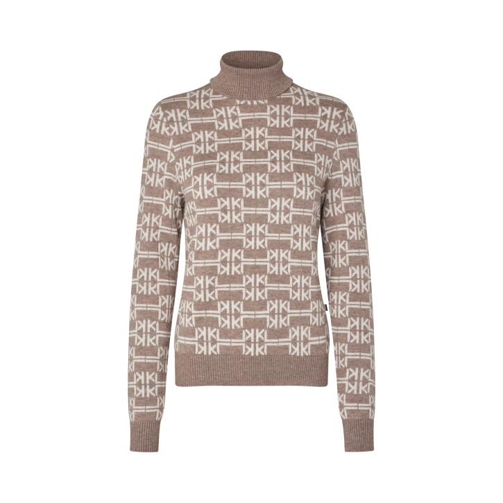 Kingsland Damen Strick-Rollkragenpullover KLAnnabella Dove Melange