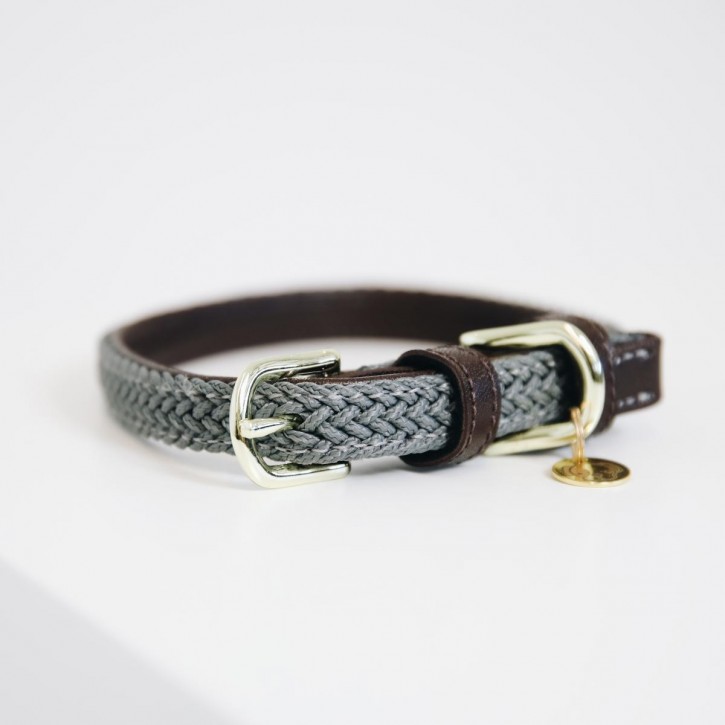 Kentucky Hundehalsband Nylon grau