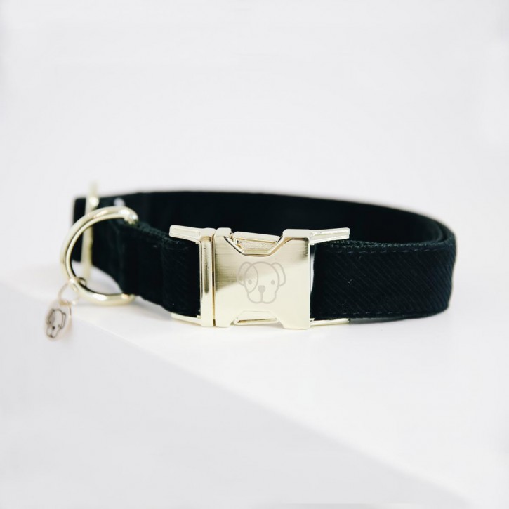 Kentucky Hundehalsband Corduroy dunkelgrün