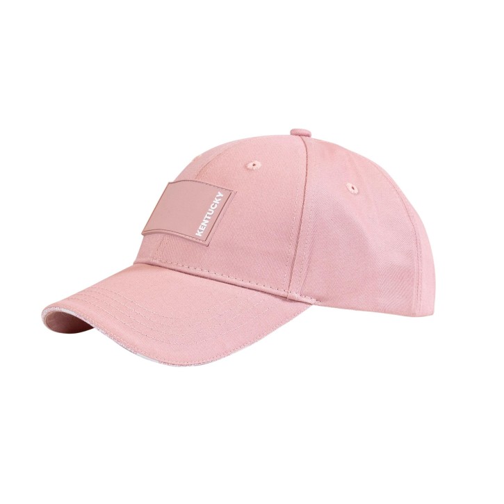 Kentucky Cap mit gummiertem Logo Altrosa