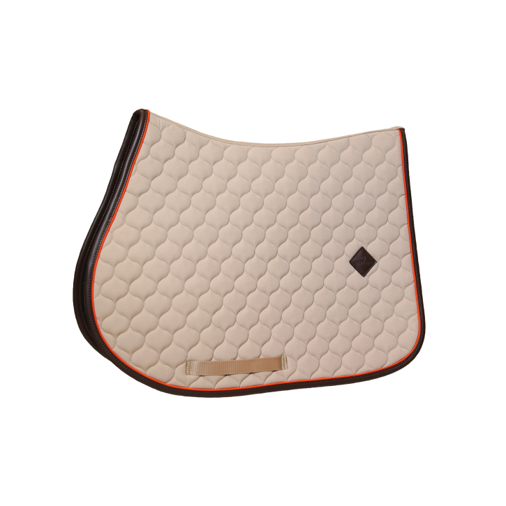 Kentucky Schabracke Onion Quilt Leder Neon Springen Beige