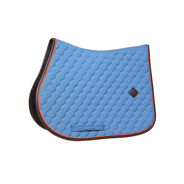 Kentucky Schabracke Onion Quilt Leder Neon Springen Hellblau
