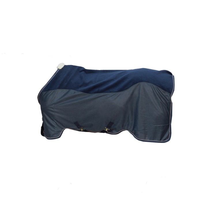 Kentucky Fleecedecke mit Mesh navy