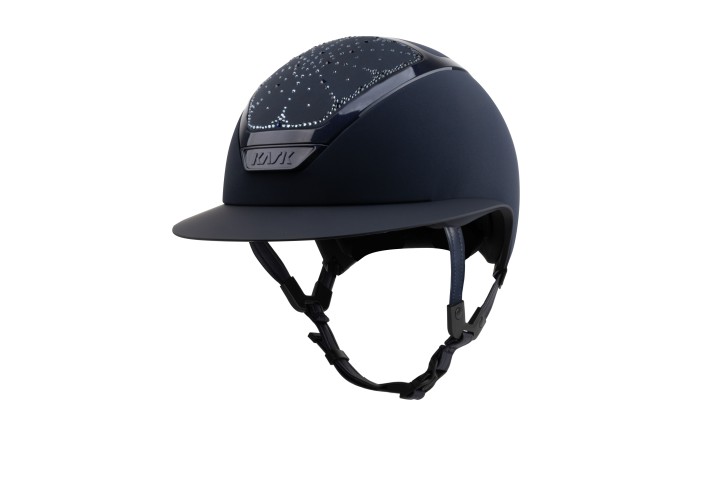 Kask Star Lady Chrome Navy Crystals Riviera Blue Montana