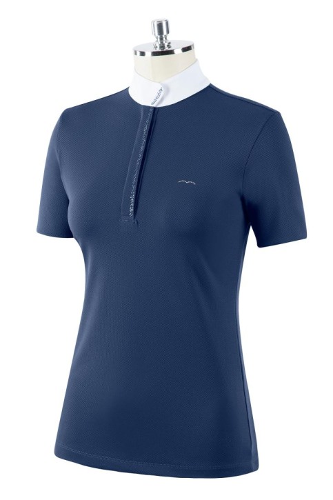 Animo Damen Turniershirt Barracuda kurzarm marine
