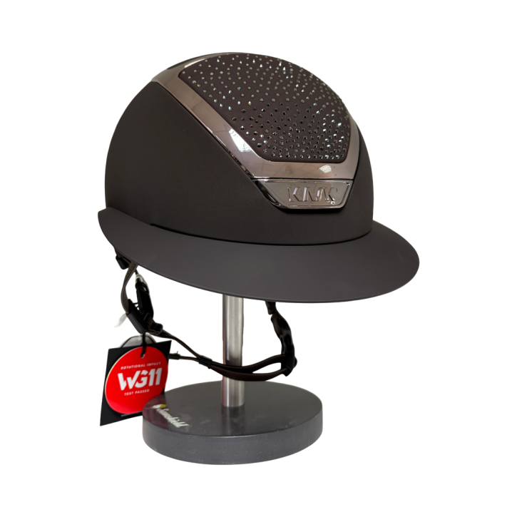 Kask Star Lady Chrome Braun Swarovski Waterfence Diamond Mix m. Inlay