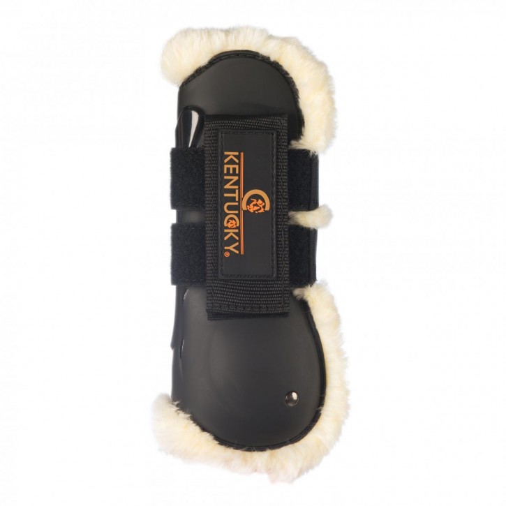 Kentucky Gamaschen AIR TENDON mit Fellimitat schwarz