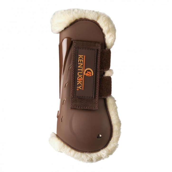 Kentucky Gamaschen AIR TENDON mit Fellimitat braun