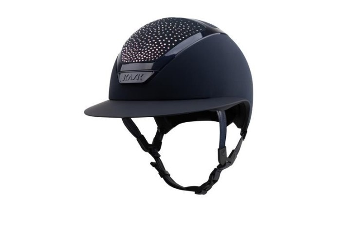 Kask Star Lady Chrome Navy Crystals Waterfence Vintage Rose 57