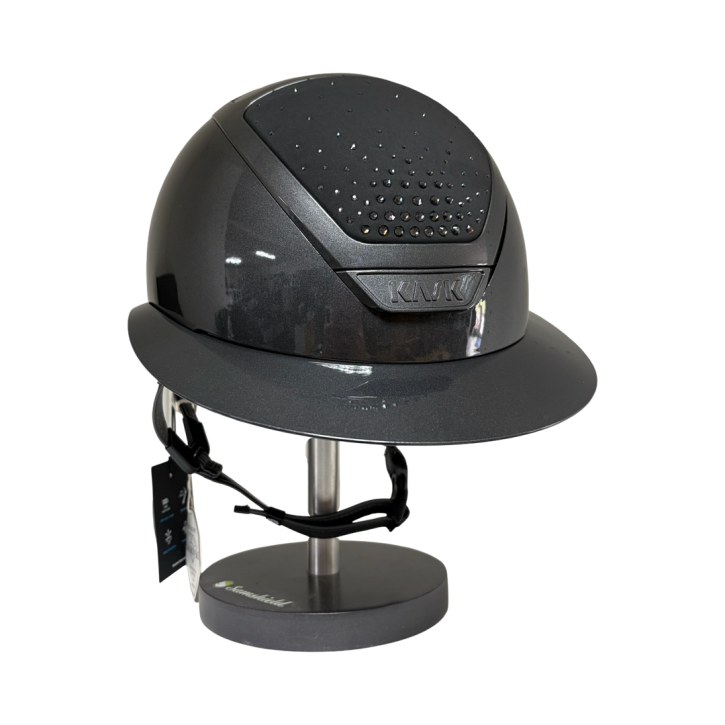 Kask Star Lady Pure Shine Anthracite Swarovski Passage Graphite m. Inlay