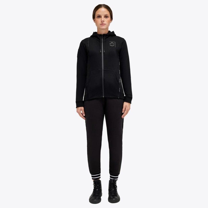 Cavalleria Toscana Damen Sweatshirtjacke Academy schwarz