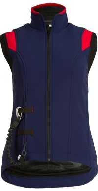 Helite Zip In Airshell Weste blau rot
