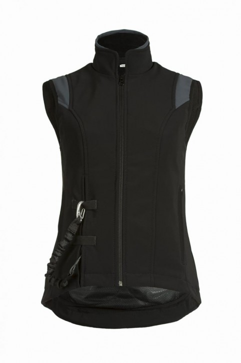 Helite Zip In Airshell Weste schwarz grau