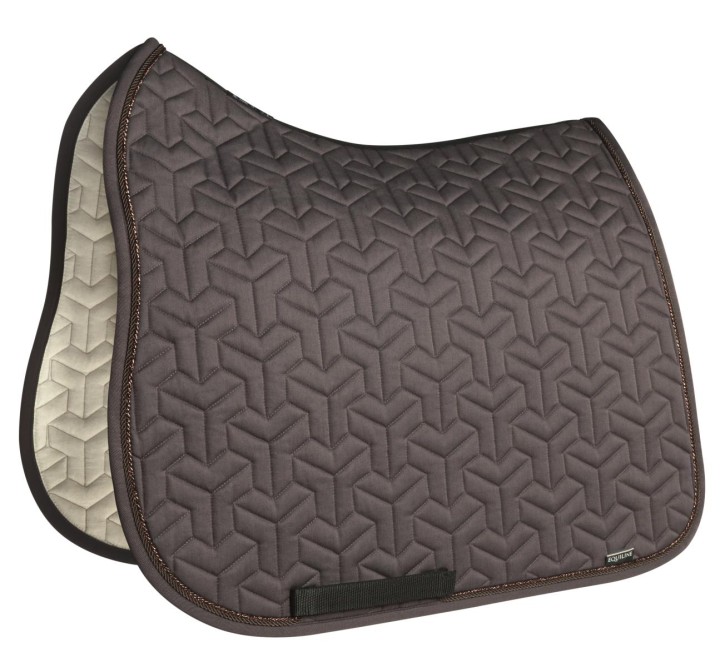 Equiline Dressurschabracke Tetrix Sparrow mit bronzener Glitzerkordel