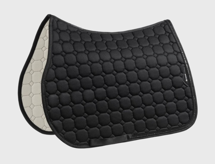 Equiline Springschabracke Crystaro mit Strasssteinen Schwarz