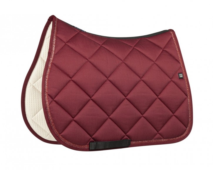 Equiline Dressurschabracke Russel bordeaux gold