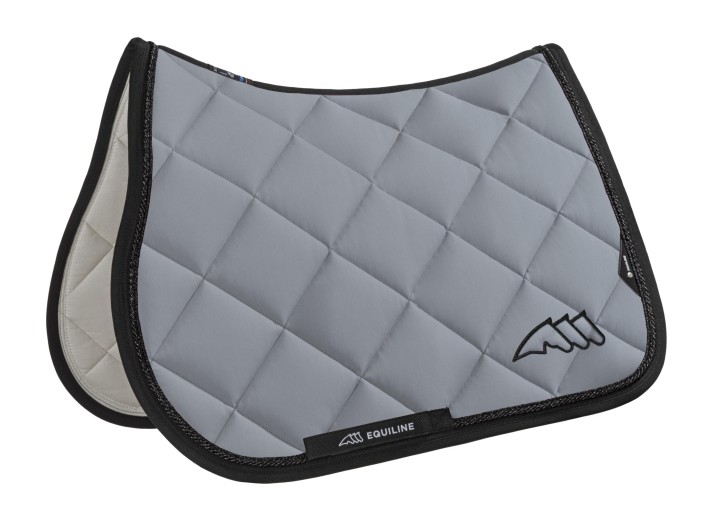 Equiline Springschabracke EQUvenc mit Glitzerkordel hellgrau