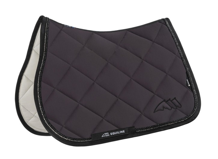 Equiline Springschabracke EQUvenc mit Strasssteinen braun