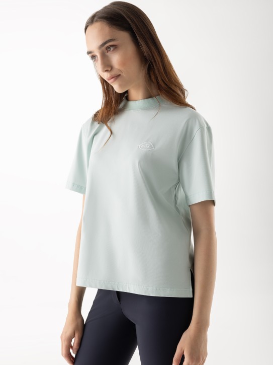 Equiline Damen T-Shirt EQCrogo Hellgrün