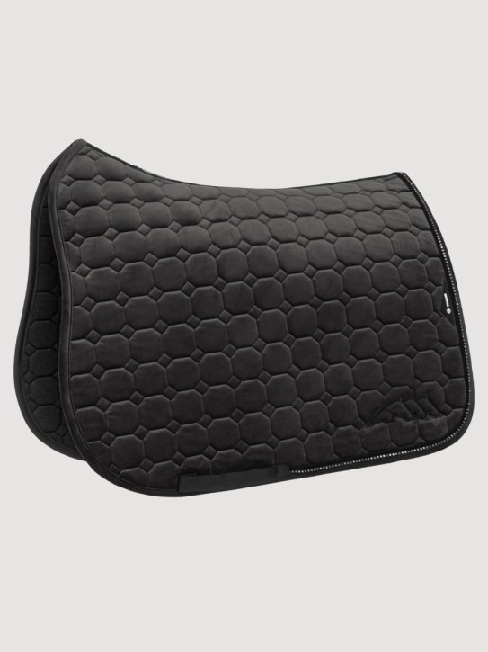 Equiline Dressurschabracke Velvet Eqenti mit Strasssteinen schwarz
