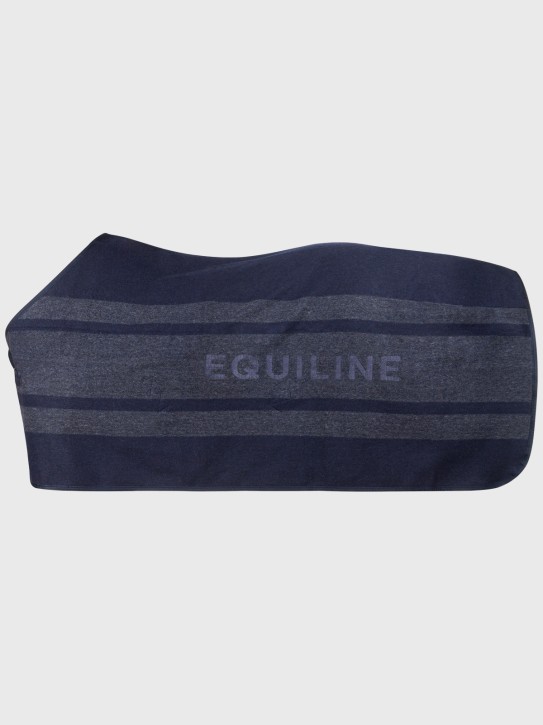 Equiline Woll-Abschwitzdecke Colana Blau/Grau