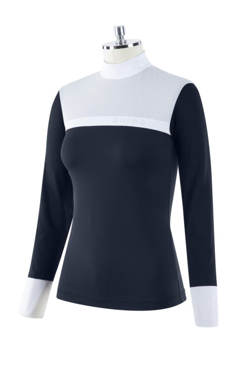 Animo Damen Turniershirt BALSA BLUE NAVY langarm