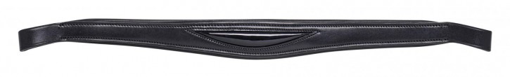 Equiline Stirnriemen mit Lack schwarz
