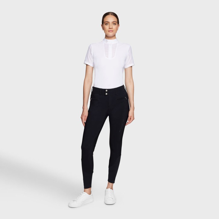 Samshield Damen Reithose Kniegrip Highwaist Clara schwarz