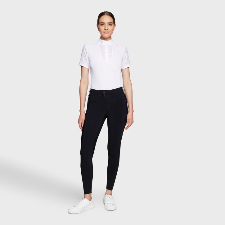 Samshield Damen Reithose Vollgrip Highwaist Clara schwarz