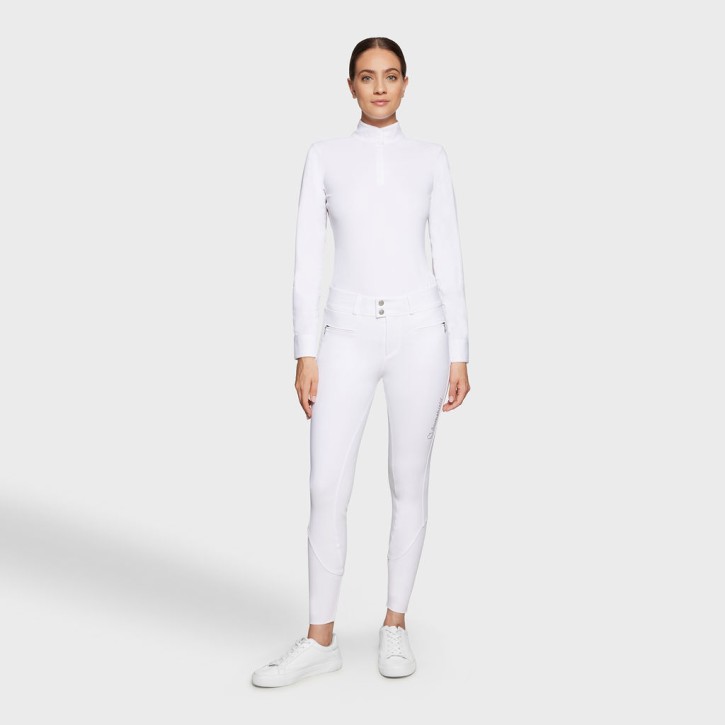 Samshield Damen Reithose Vollgrip Highwaist Clara weiß