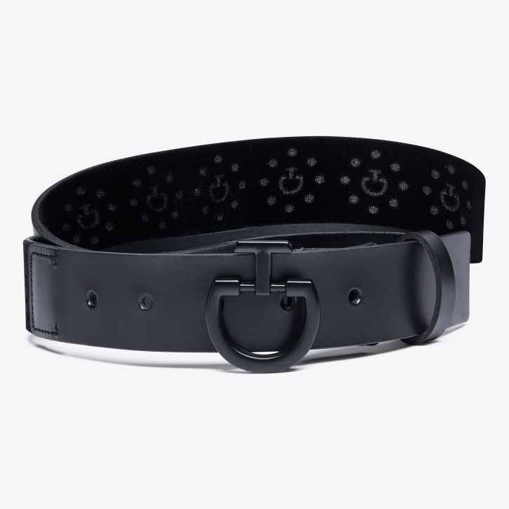 Cavalleria Toscana Damen Gürtel Mini Orbit Flock schwarz