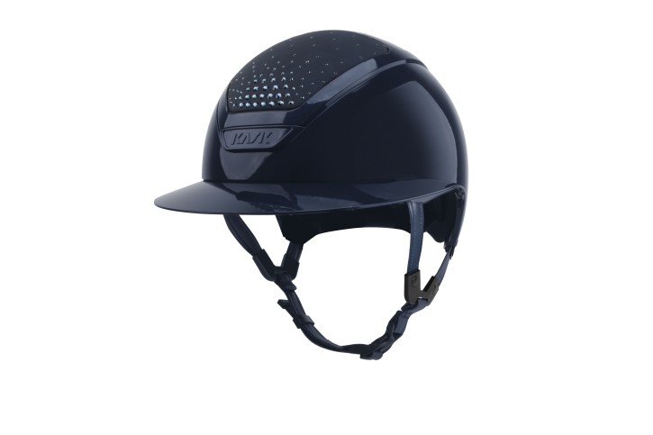 Kask Star Lady Pure Shine Navy Crystals Passage Montana Blue 53