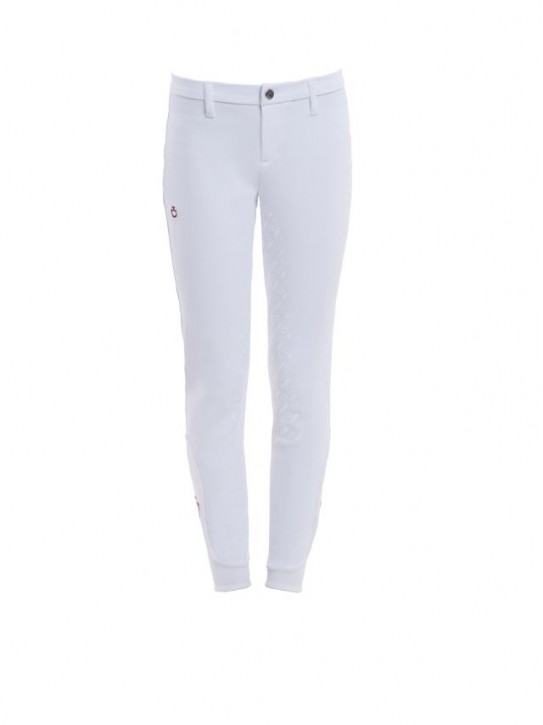 Cavalleria Toscana Juniorreithose Vollgrip weiß